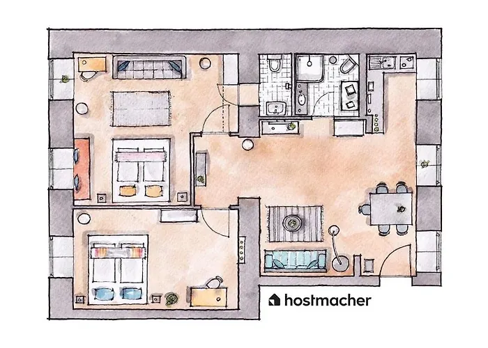 Family 2br Oasis Steps From By Hm Apartamento